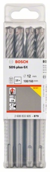 Ударные сверла SDS plus-5X Bosch 12 x 100 x 160 mm 10 шт 2608833905 (2.608.833.905)